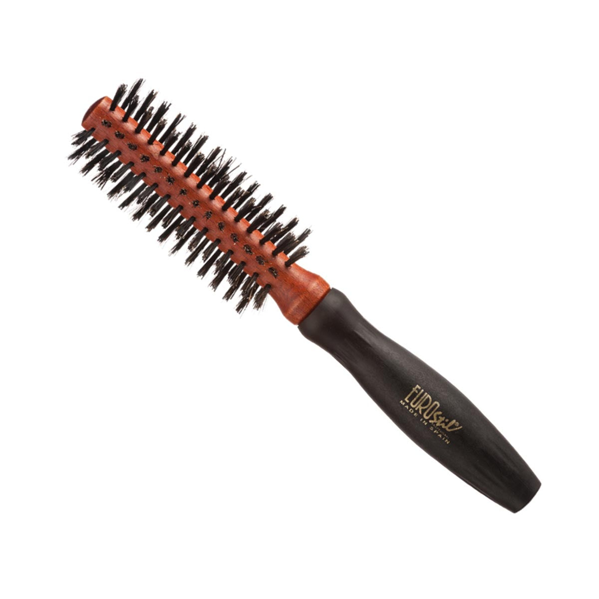 Eurostil Mezcla Jabali Mango Caucho Cepillo Circular 15Mm 1Un